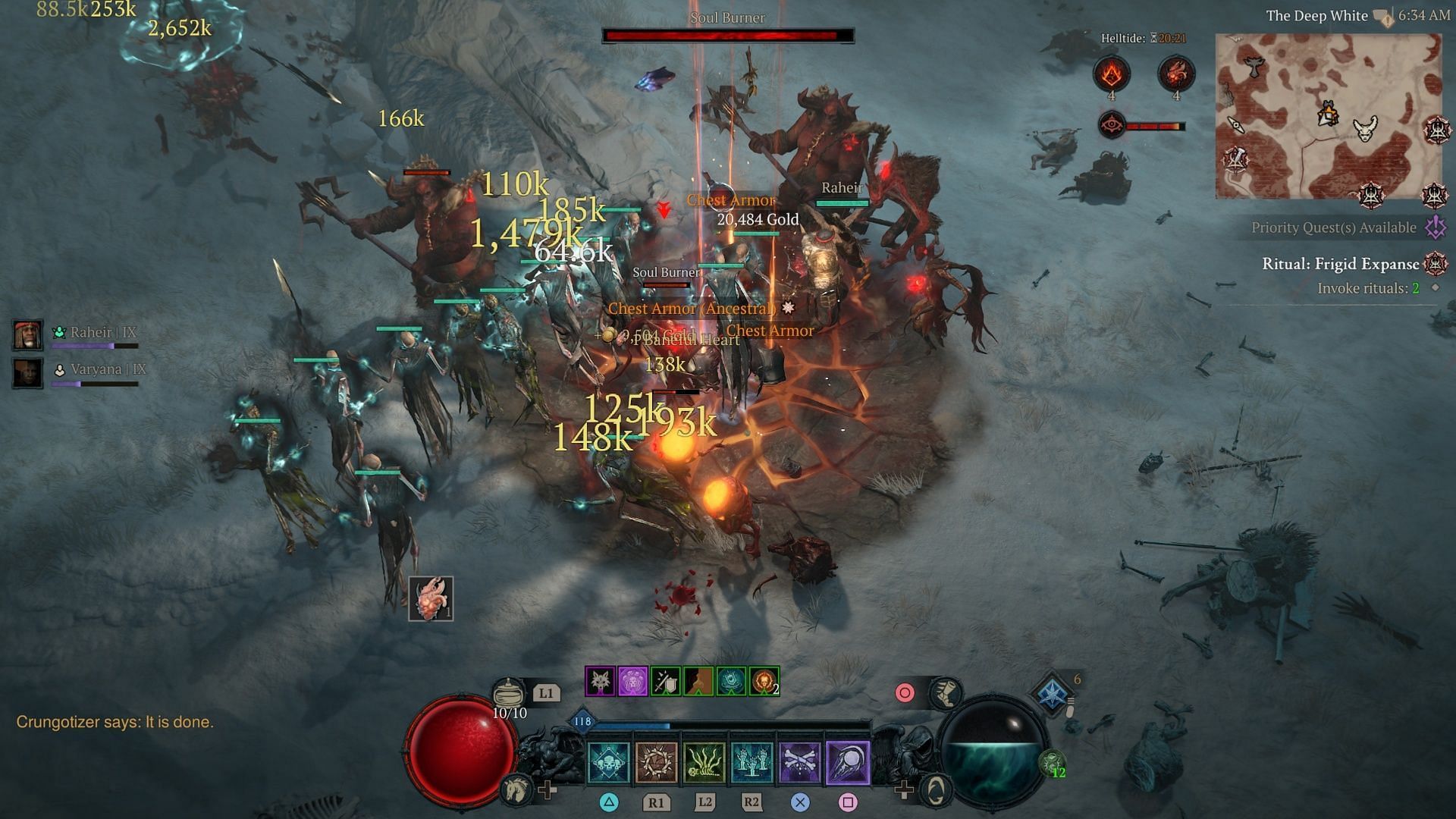 Destroy everything in sight, do the events, and you'll eventually pick up more Baneful Hearts (Image via Blizzard Entertainment)